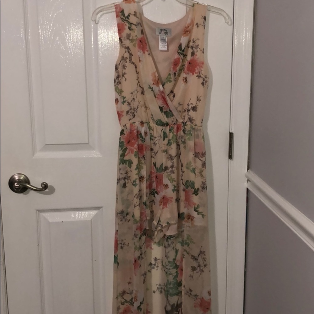 Romper with a long back